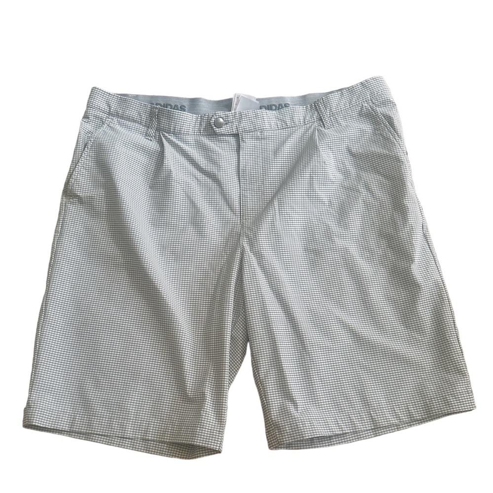 Men’s Adidas Gray‎ Check Performance Golf Shorts size 40